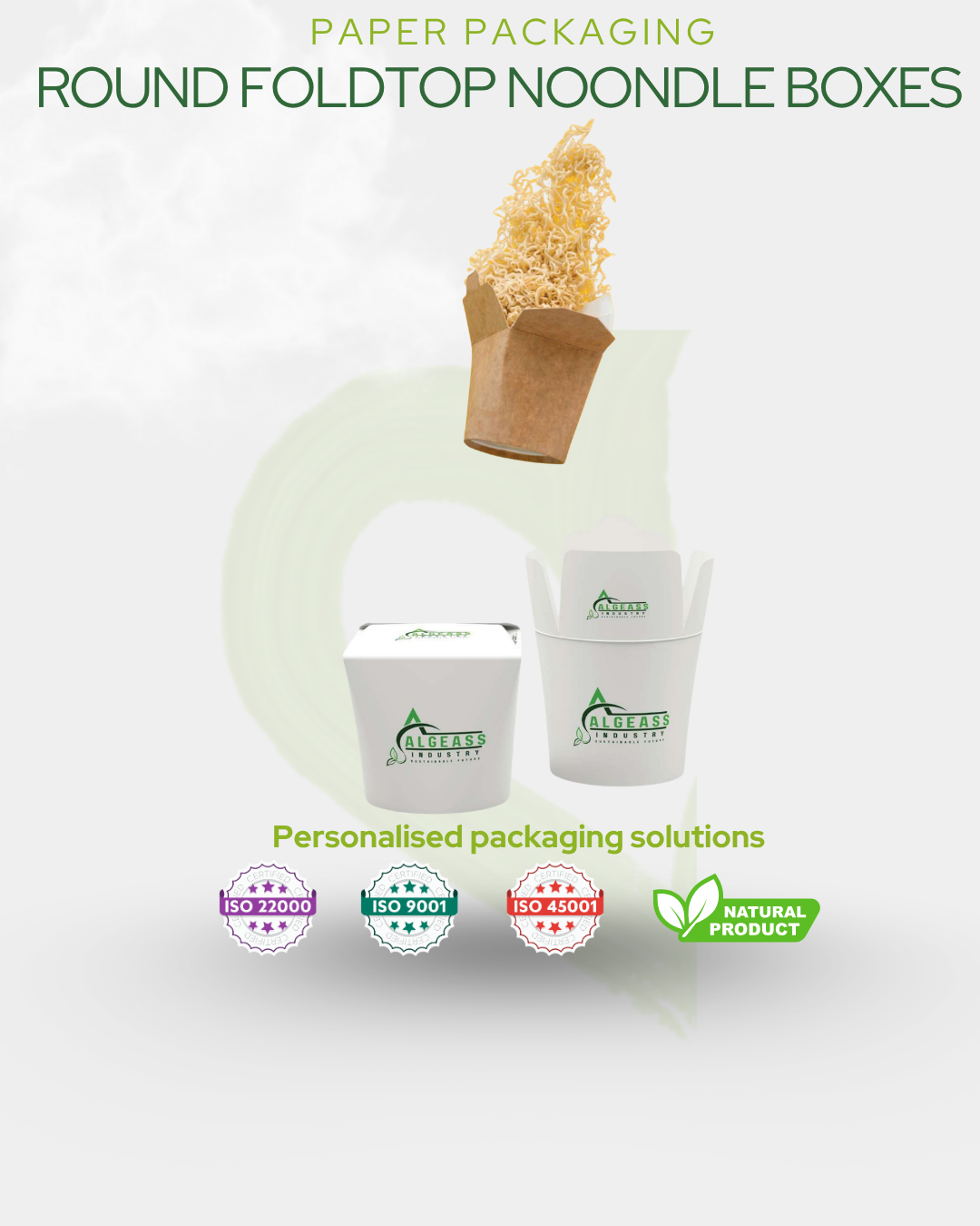 ROUND FOLDTOP NOONDLE BOXES